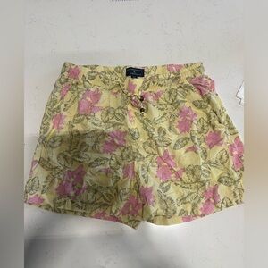 Margaritaville Pink and Yellow Floral Women Shorts